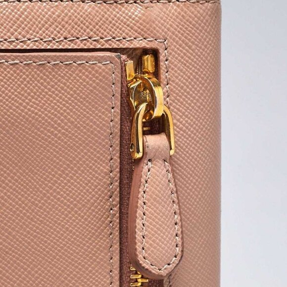 Prada Cammeo Saffiano Leather Bow Flap Wallet - Picture 5 of 9